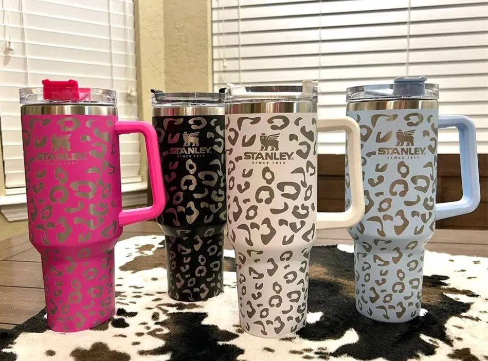 40oz Leopard Stanley Tumblers Cups with Logo Handle Lid Straw Stainless Steel Insulated Tumbler Travel Car Mugs Insulated Water Bottles Keep Drinks Cold, Multi-color
40oz Leopard Stanley Tumblers Cups with Logo Handle Lid Straw Stainless Steel Insulated Tumbler Travel Car Mugs Insulated Water Bottles Keep Drinks Cold, Multi-color