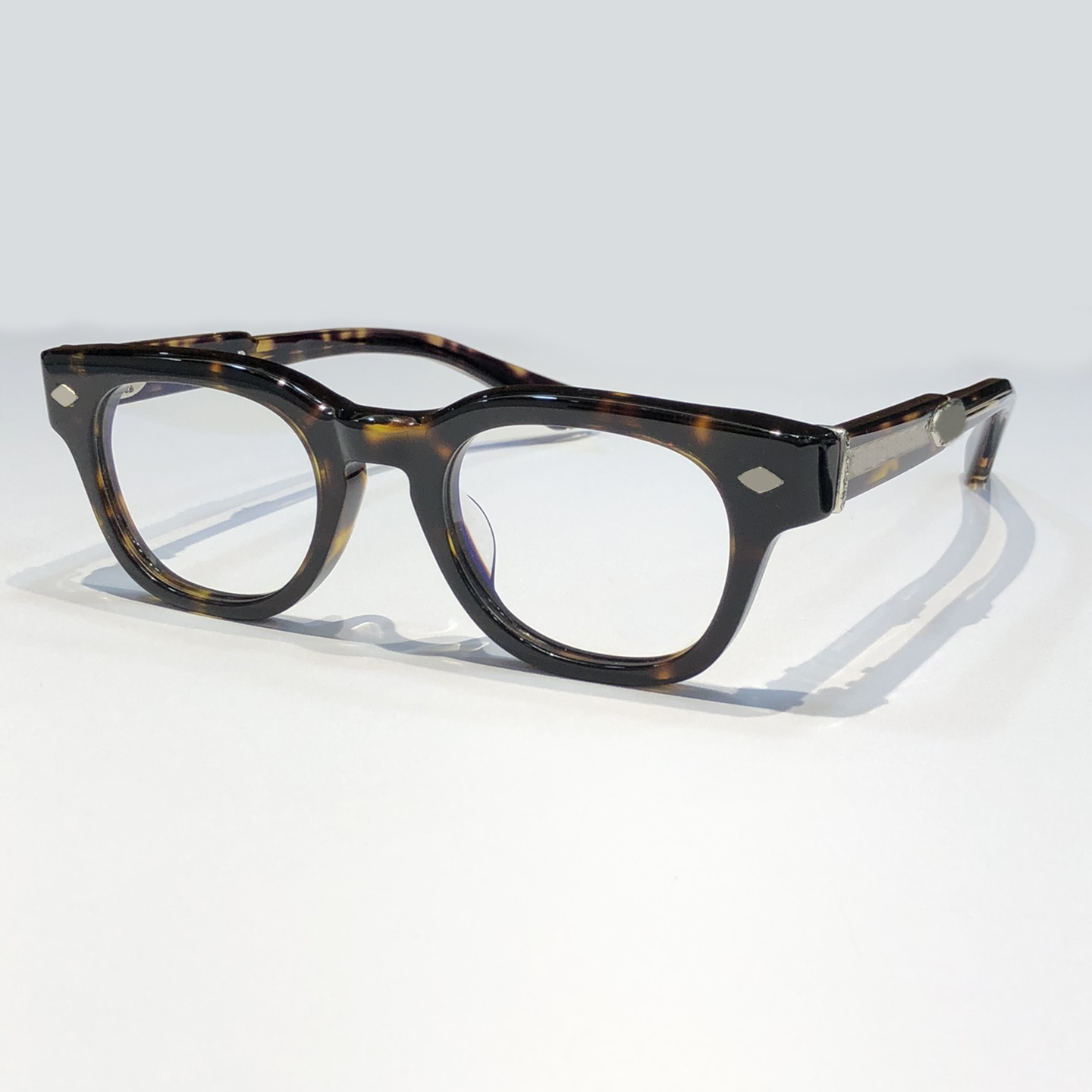Gold Black Rim Frame Eyeglasses Retro Glasses Clear Lens Men Steampunk Style Fashion Sunglasses Frame with Box