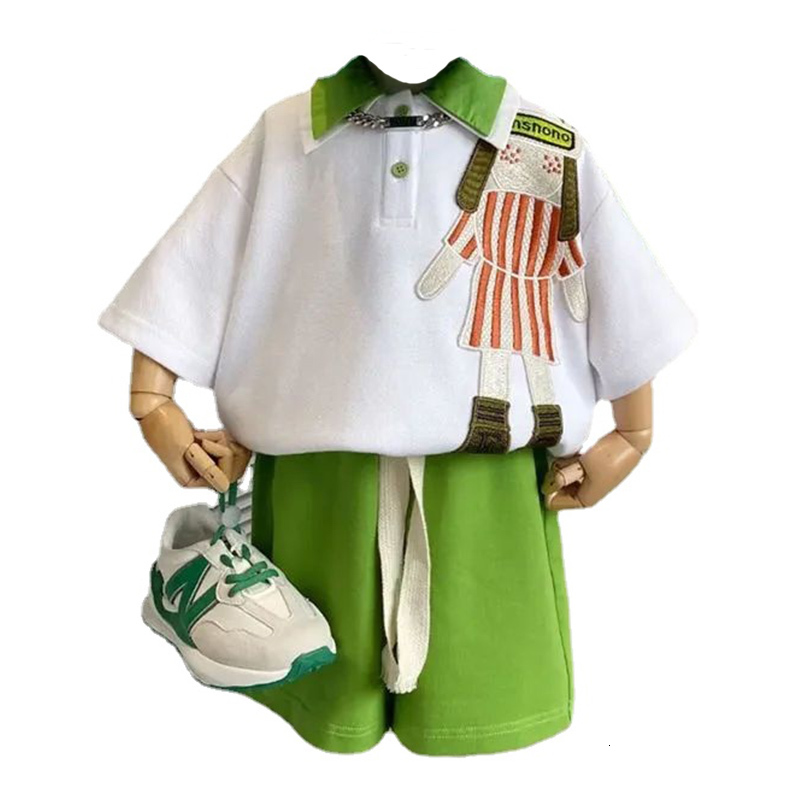 Sets Suits 2pcs Boys 2023 Summer Clothes Sets Children Fashion T Shirts and Shorts pant Outfits For 2 Years Middle Big Boy 230508, Beige
Sets Suits 2pcs Boys 2023 Summer Clothes Sets Children Fashion T Shirts and Shorts pant Outfits For 2 Years Middle Big Boy 230508, Beige