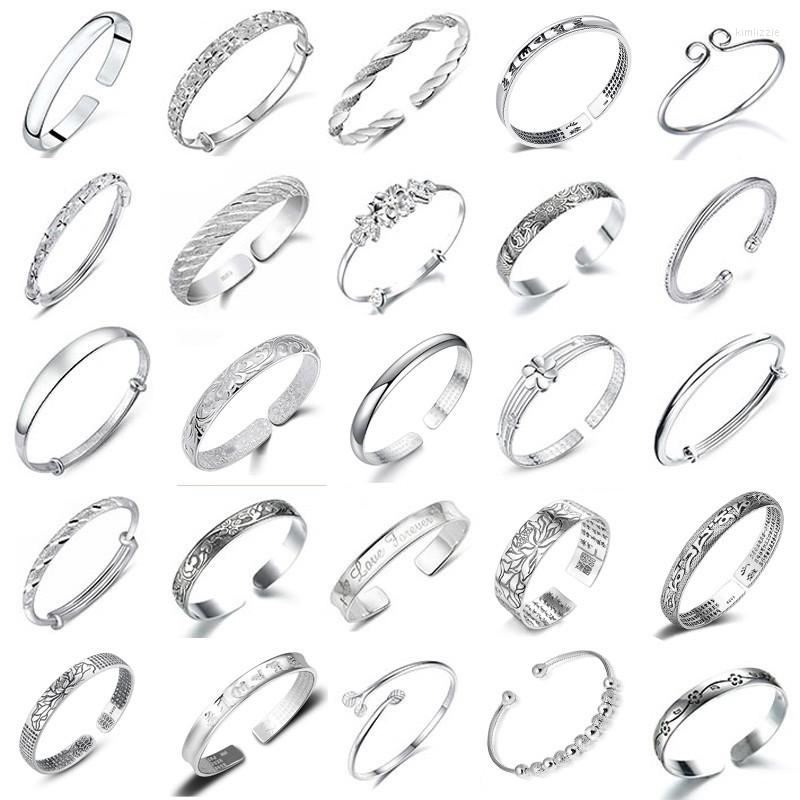Bangle Silver Color Fashion Vintage Pattern Bangles & Bracelet Jewelry Adjustable For Women Lovers Creative Handmade Anniversary Gift
Bangle Silver Color Fashion Vintage Pattern Bangles & Bracelet Jewelry Adjustable For Women Lovers Creative Handmade Anniversary Gift