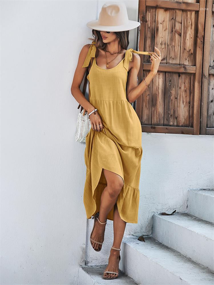 Casual Dresses OMZIN Women' Summer Solid Color Slip Dress Lace-Up Long Sleeveless Basic Loose Panel Adjustable Sundress, Black
Casual Dresses OMZIN Women' Summer Solid Color Slip Dress Lace-Up Long Sleeveless Basic Loose Panel Adjustable Sundress, Black