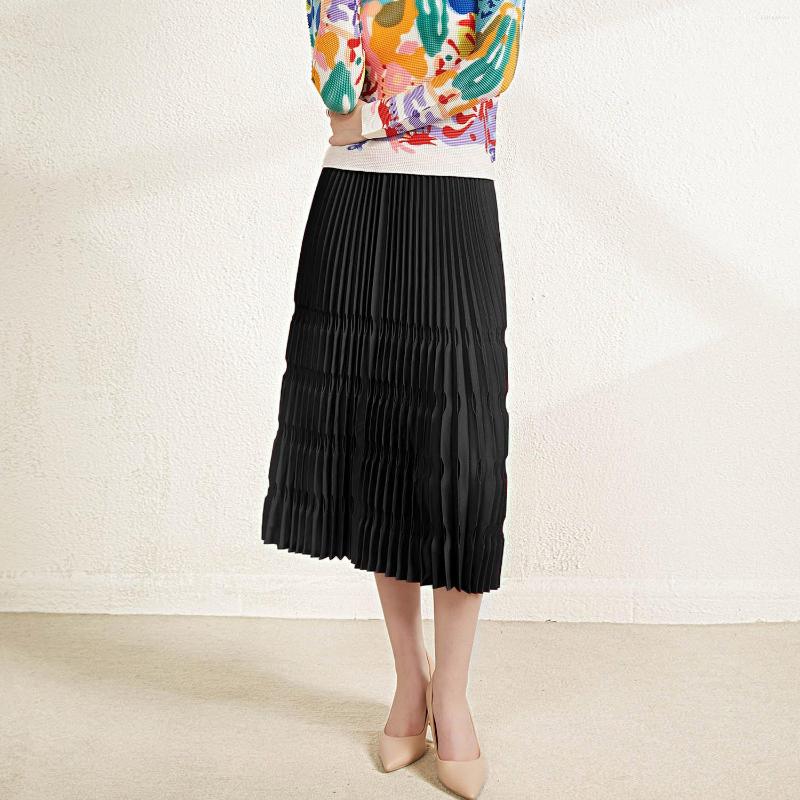 Skirts Pleated Half Skirt Jacquard Handmade Summer Slim Fit Fashion Casual Mid Length For Women Clothing, Black
Skirts Pleated Half Skirt Jacquard Handmade Summer Slim Fit Fashion Casual Mid Length For Women Clothing, Black