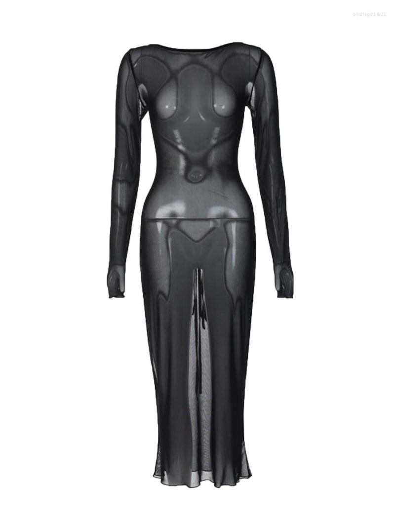 Casual Dresses Women Long Sleeve Dress Bandage Cutout Backless See-Through Mesh Party For Beach Cocktail Club Streetwear, Black
Casual Dresses Women Long Sleeve Dress Bandage Cutout Backless See-Through Mesh Party For Beach Cocktail Club Streetwear, Black