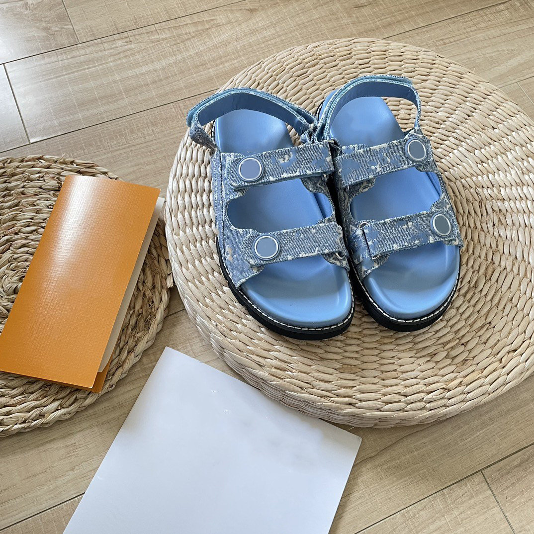 Lu Women real Leather Dad Sandals monograms Denim Hook&Loop Platform Sandal Summer Beach Shoes Buckle Ankle Strap Paseo Comfort Flats mules size 35-42, Lvms5061
Lu Women real Leather Dad Sandals monograms Denim Hook&Loop Platform Sandal Summer Beach Shoes Buckle Ankle Strap Paseo Comfort Flats mules size 35-42, Lvms5061