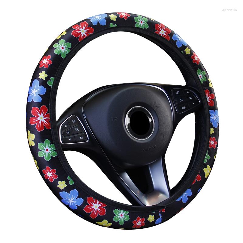 Steering Wheel Covers Five Styles Of Printed Car Auto Cover No Inner Ring Wrap For 37-38CM/14.5"-15" Universal Hand Bar Protecter
Steering Wheel Covers Five Styles Of Printed Car Auto Cover No Inner Ring Wrap For 37-38CM/14.5"-15" Universal Hand Bar Protecter