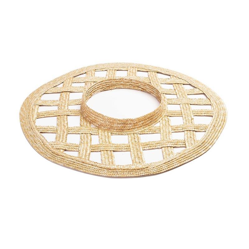 Wide Brim Hats Hollow Big Beach Hat For Women Straw Hand-woven Eaves Sun Empty Top Summer Outdoor WholesaleWide, Beige
Wide Brim Hats Hollow Big Beach Hat For Women Straw Hand-woven Eaves Sun Empty Top Summer Outdoor WholesaleWide, Beige