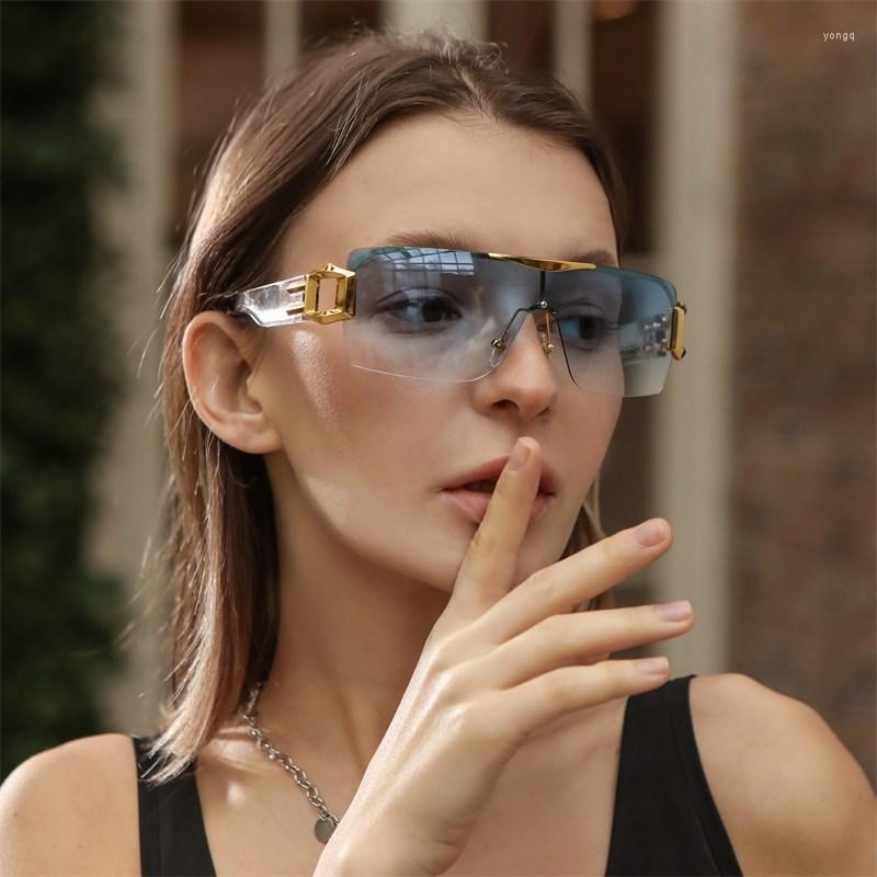 Sunglasses Punk One Piece Women 2000'S Brand Designer Sun Glasses Y2k Wrap Around Sunshade Eyeglasses Men Eyewear Goggles
Sunglasses Punk One Piece Women 2000'S Brand Designer Sun Glasses Y2k Wrap Around Sunshade Eyeglasses Men Eyewear Goggles