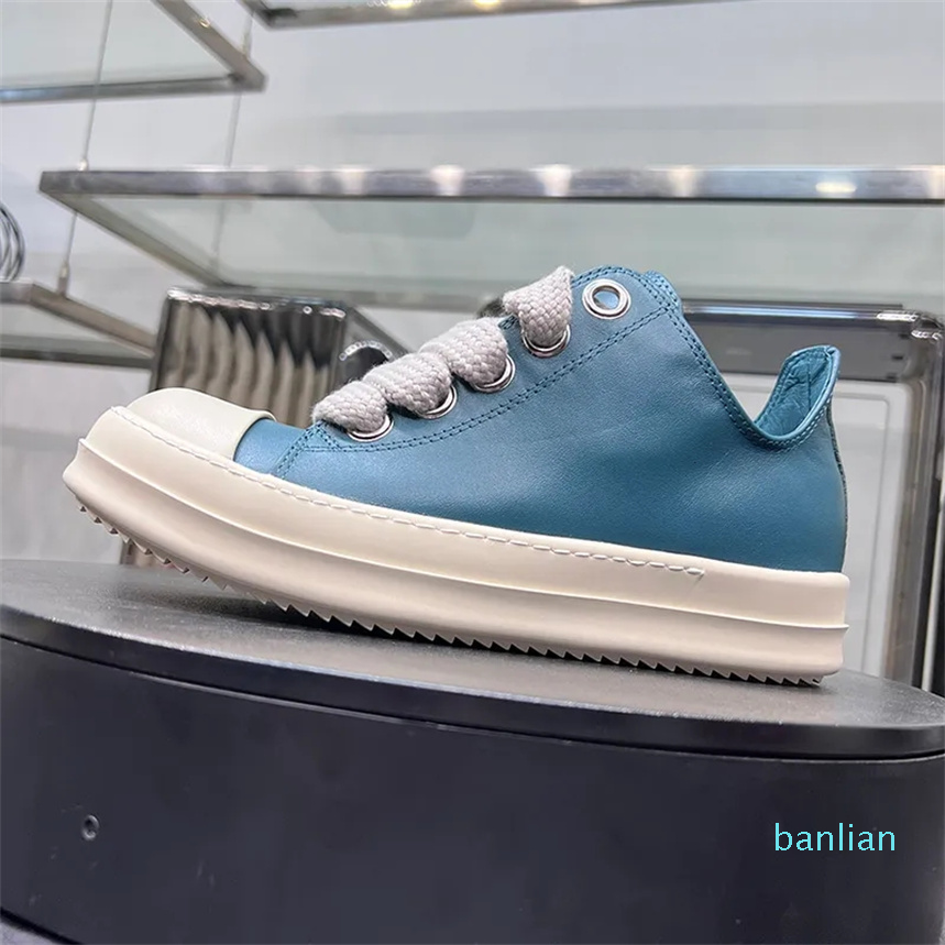Dress Shoes Round Owens Casual Men Low Top Green Leather Big Jumbo Lace Up Thick Sole Women Flats Black
Dress Shoes Round Owens Casual Men Low Top Green Leather Big Jumbo Lace Up Thick Sole Women Flats Black