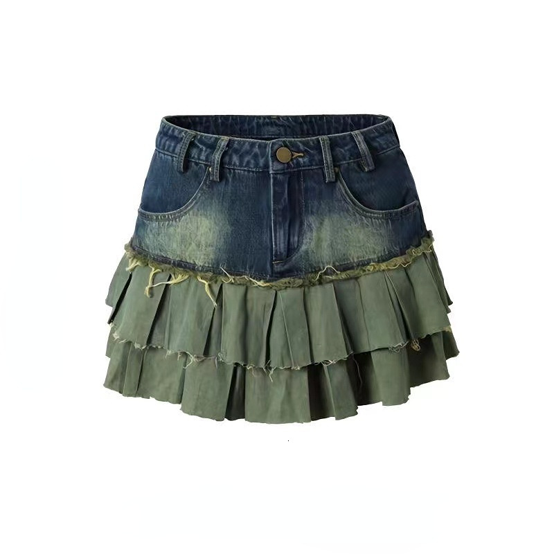 Skirts Tutupi Daging untuk Menunjukkan Rok Pendek Denim A line Yang Ramping Ceruk Panel Pinggul Tinggi Ruffle Retro Amerika Wanita 230509, Blue
Skirts Tutupi Daging untuk Menunjukkan Rok Pendek Denim A line Yang Ramping Ceruk Panel Pinggul Tinggi Ruffle Retro Amerika Wanita 230509, Blue