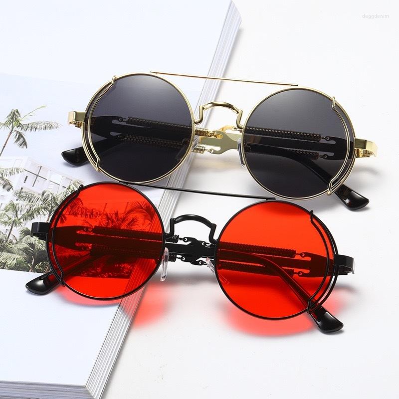 Sunglasses Gothic Metal Steam Punk Men Steampunk Round Polarized Sun Glasses For Women Brand Designer Vintage Eyewear Oculos
Sunglasses Gothic Metal Steam Punk Men Steampunk Round Polarized Sun Glasses For Women Brand Designer Vintage Eyewear Oculos