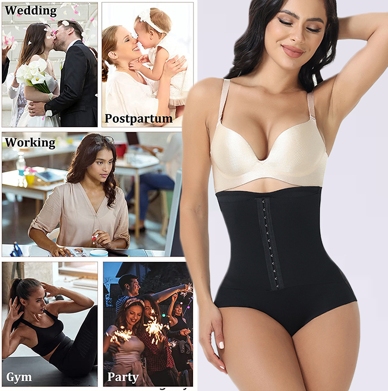 Waist Tummy Shaper Aiithuug Women Body Shaper High Waist Tummy Control Panties Waist Cinchers Slimmer Waist Trimmer Smooth Out Muffin Top Underwear 23