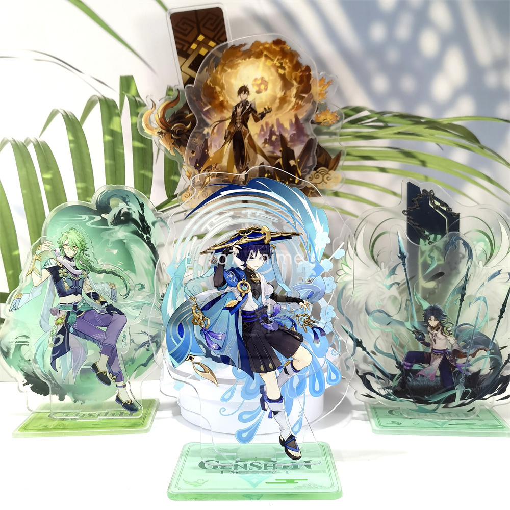 Keychains Lanyards Genshin Impact Double Layered Figurines Acrylic Stand Model Alhaitham Wanderer Zhongli Xiao Raiden Shogun Desk Decor Fans Gift 230508
Keychains Lanyards Genshin Impact Double Layered Figurines Acrylic Stand Model Alhaitham Wanderer Zhongli Xiao Raiden Shogun Desk Decor Fans Gift 230508