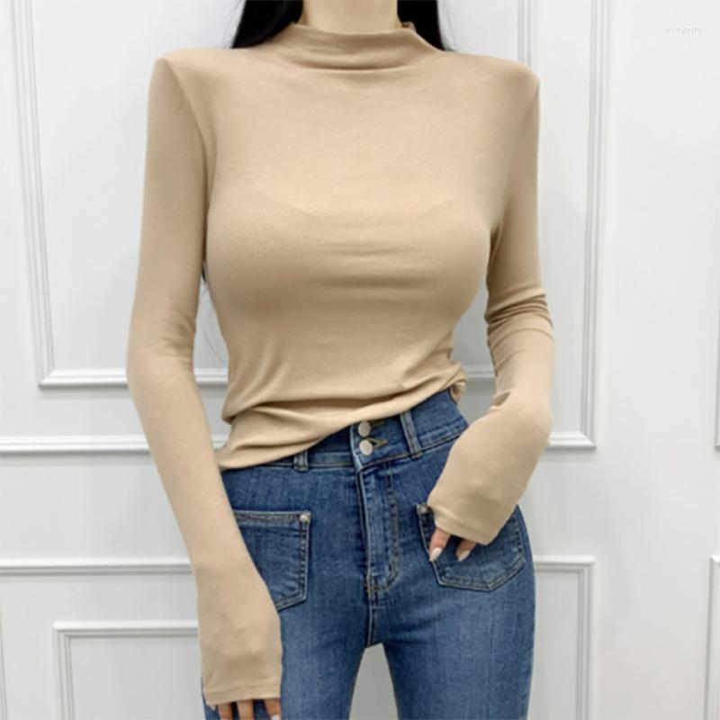 Women's T Shirts Turtleneck Women Tshirt Cotton Tee Shirt Korean Woman Clothes 2023 Autumn Basic Slim Long Sleeve Top Camisetas De Mujer, Black
Women's T Shirts Turtleneck Women Tshirt Cotton Tee Shirt Korean Woman Clothes 2023 Autumn Basic Slim Long Sleeve Top Camisetas De Mujer, Black