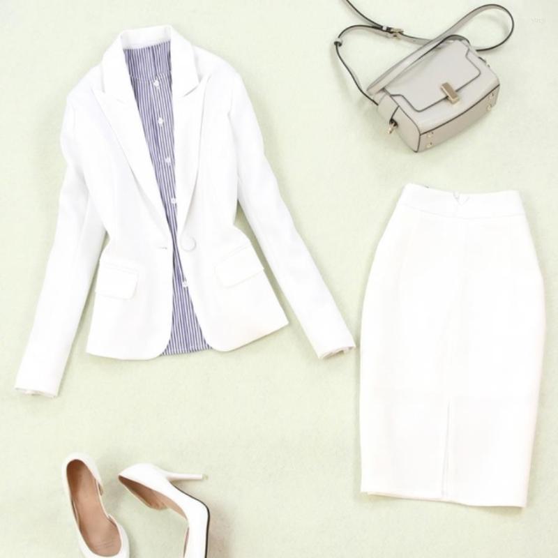 Two Piece Dress 2 Pieces Set Autumn Women Ol White Blazer Package Hip Split Pencil Skirt Office Lady
Two Piece Dress 2 Pieces Set Autumn Women Ol White Blazer Package Hip Split Pencil Skirt Office Lady