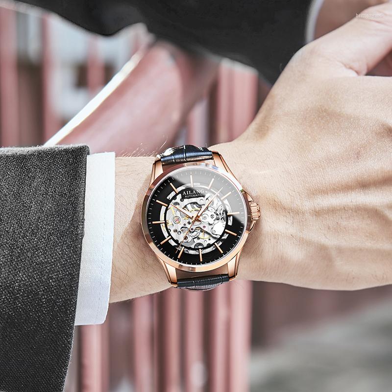 Wristwatches AILANG Mechanical Watch Automatic Authentic Waterproof Men's Trend Brand Name, 6-sliver-brown
Wristwatches AILANG Mechanical Watch Automatic Authentic Waterproof Men's Trend Brand Name, 6-sliver-brown