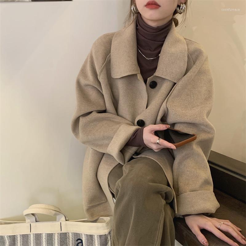 Women's Jackets Korean Fashion Women Woolen Coats Autumn Winter Elegant Cotton Short Stylish Solid Slim Outerwear Tops Chaqueta De Mujer
Women's Jackets Korean Fashion Women Woolen Coats Autumn Winter Elegant Cotton Short Stylish Solid Slim Outerwear Tops Chaqueta De Mujer