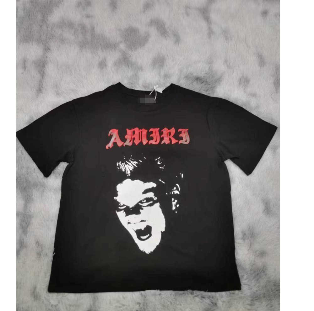 Designer Fashion Clothing Tees Tshirt Amiiri High Street Style Pure Cotton Vampire Print Short Sleeve Fashion Versatile Men' Women' T-shirt Top Luxury Tops, As shown in figure
Designer Fashion Clothing Tees Tshirt Amiiri High Street Style Pure Cotton Vampire Print Short Sleeve Fashion Versatile Men' Women' T-shirt Top Luxury Tops, As shown in figure