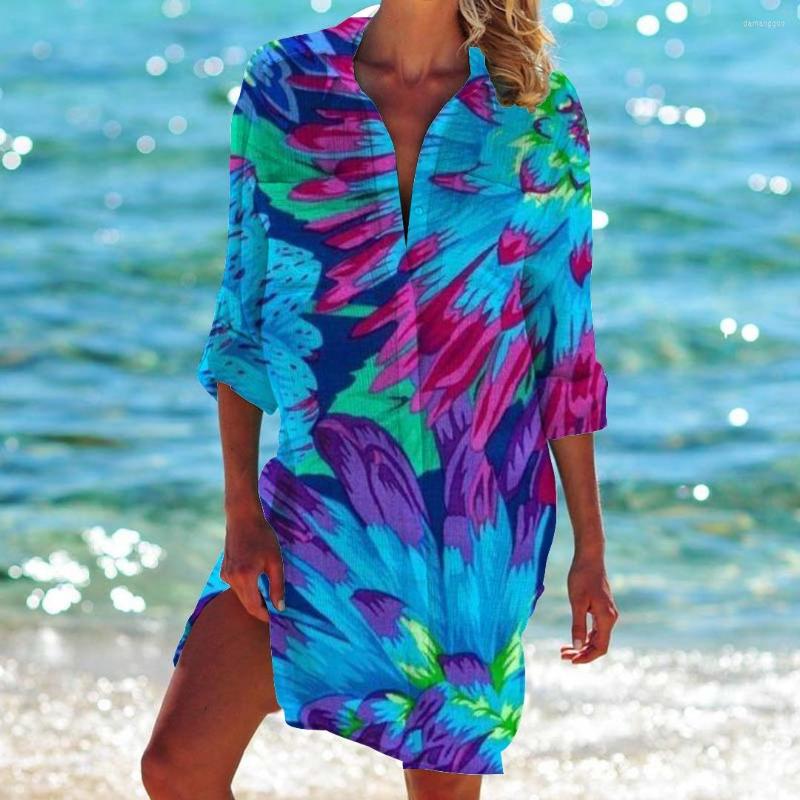 Women's Swimwear Chrysanthemum Printing Female Blouse Fashion Casual Long Sleeve Sunscreen Shirts Button Up Shirt Office Beach Girl, Csbws107844sj1331
Women's Swimwear Chrysanthemum Printing Female Blouse Fashion Casual Long Sleeve Sunscreen Shirts Button Up Shirt Office Beach Girl, Csbws107844sj1331