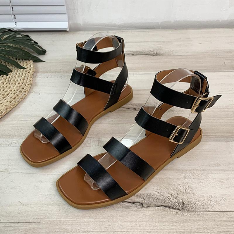 Sandals Summer Rome Flats Casual Open Toe Designer Brand Women 2023 Slides Shoes Sport Beach Buckle Dress, Black
Sandals Summer Rome Flats Casual Open Toe Designer Brand Women 2023 Slides Shoes Sport Beach Buckle Dress, Black