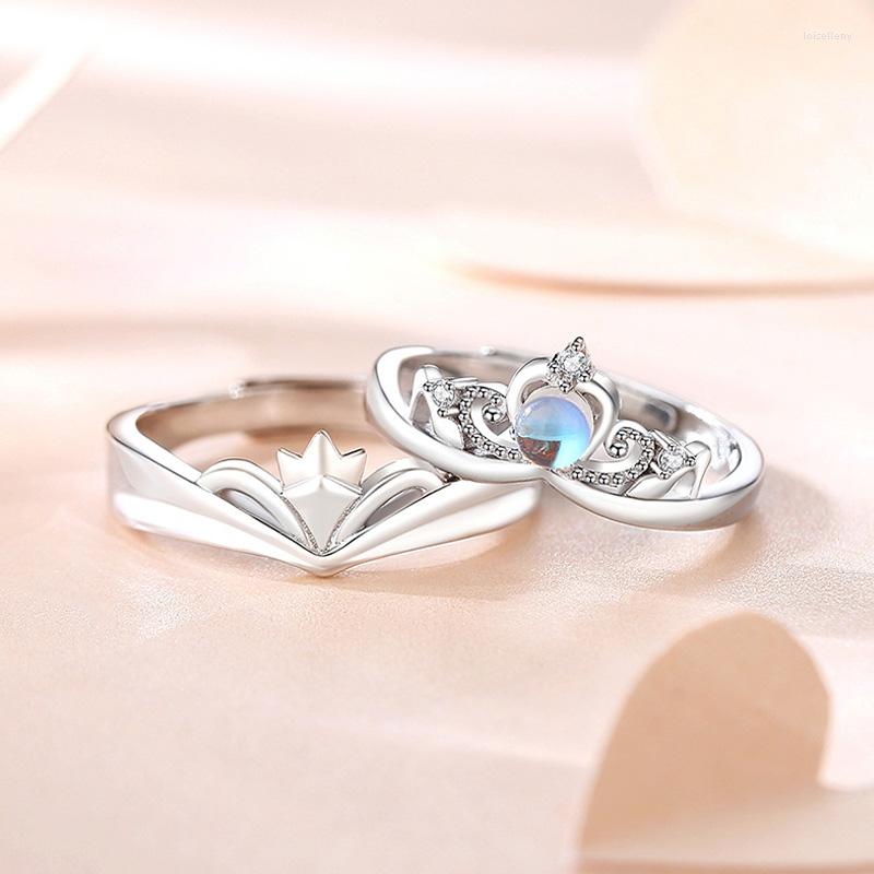 Cluster Rings Original Design Prince And Cinderella Lovers Ring 925 Sterling Silver Couple Men's Women's Opening Jewelry
Cluster Rings Original Design Prince And Cinderella Lovers Ring 925 Sterling Silver Couple Men's Women's Opening Jewelry