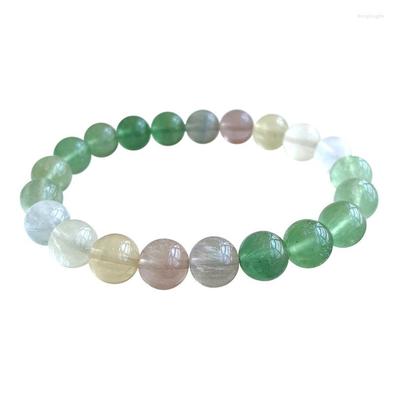 Strand Wholesale Gradient Color Fluorite Natural Stone Bracelets Round Beads Bracelet For Women Fresh Crystal Fashion Jewelry
Strand Wholesale Gradient Color Fluorite Natural Stone Bracelets Round Beads Bracelet For Women Fresh Crystal Fashion Jewelry