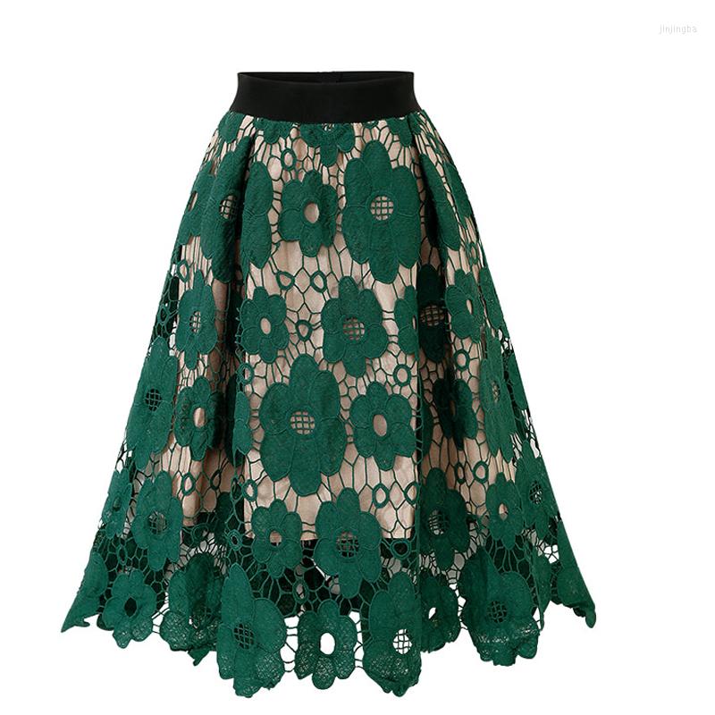 Skirts Lace Hollow Out Midi Skirt Women Korean Fashion Embroidery Elastic Waist Womens Clothing Faldas Mujer Moda 2023 Summer, Black
Skirts Lace Hollow Out Midi Skirt Women Korean Fashion Embroidery Elastic Waist Womens Clothing Faldas Mujer Moda 2023 Summer, Black