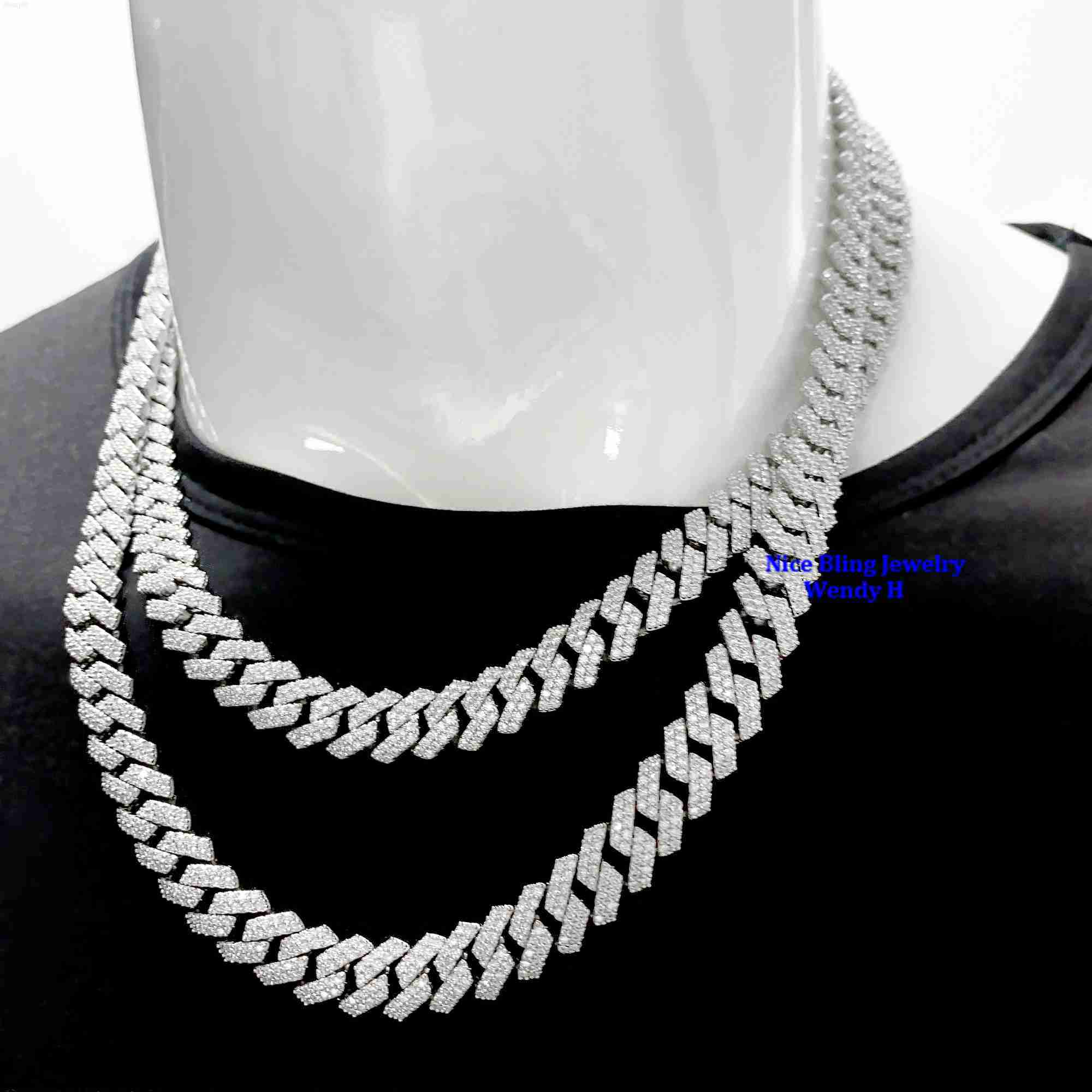Gra Certificated 10mm Iced Out Hip Hop Thick Heavy Vvs Moissanite Cuban Chain with Diamonds
Gra Certificated 10mm Iced Out Hip Hop Thick Heavy Vvs Moissanite Cuban Chain with Diamonds