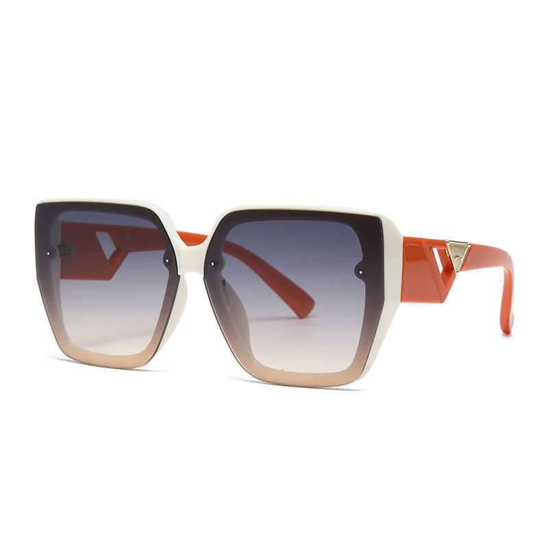 2023 New Fashion Polarizer Women's Orange Sunglasses 2304 Straight