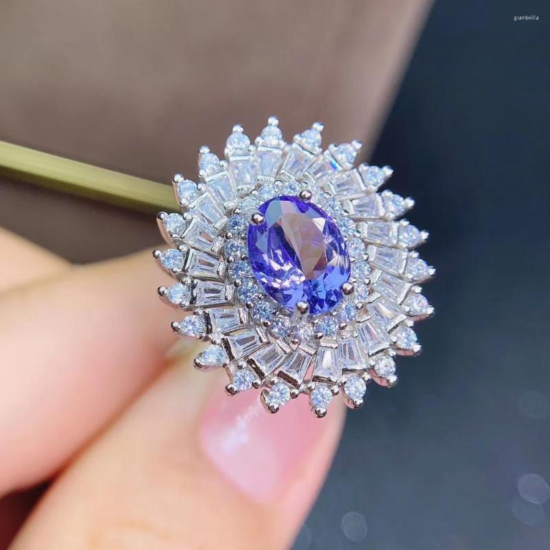 Cluster Rings The Gift For Your Mother Tanzanite Ring 925 Sterling Silver Fine Jewelry
Cluster Rings The Gift For Your Mother Tanzanite Ring 925 Sterling Silver Fine Jewelry