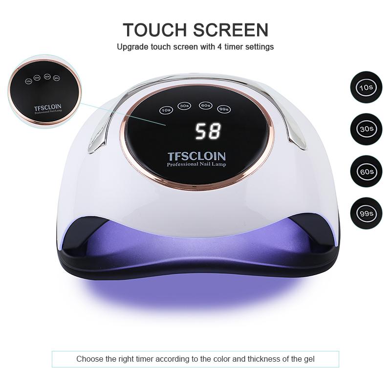 Nail Dryers High Power 120W SUN 5T Plus UV LED Dryer Machine Portable Home Use Lamp For Quick Dry Gel Polish Art Tool, White
Nail Dryers High Power 120W SUN 5T Plus UV LED Dryer Machine Portable Home Use Lamp For Quick Dry Gel Polish Art Tool, White