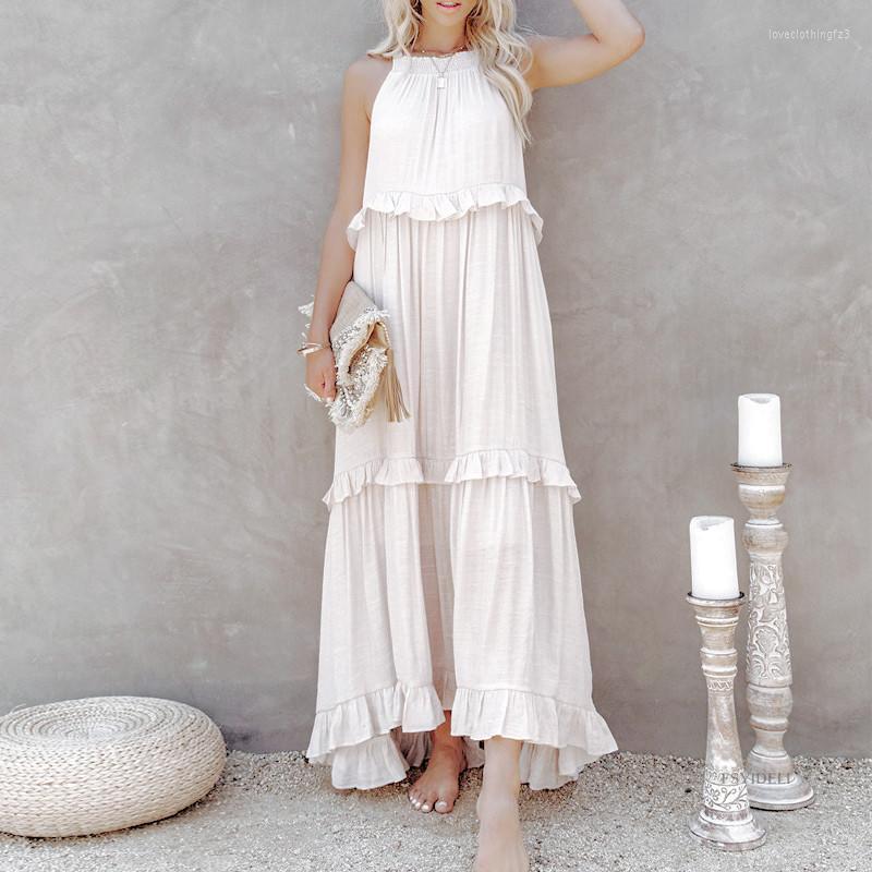 Casual Dresses Women Oversize Solid Long Dress 2023 Summer Female Ruffle Pullover Beach Ladies Elegant Hollow Tie-Up Party, White
Casual Dresses Women Oversize Solid Long Dress 2023 Summer Female Ruffle Pullover Beach Ladies Elegant Hollow Tie-Up Party, White