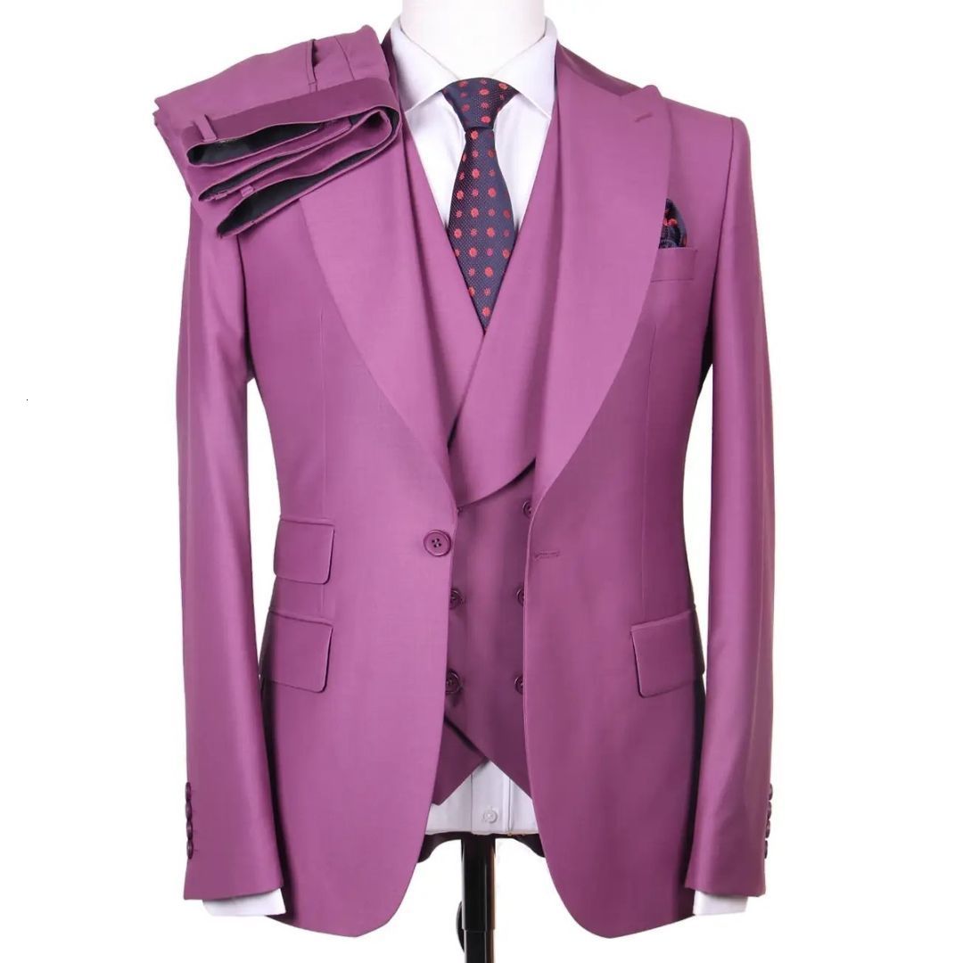 Men's Suits Blazers Dress Suits For Man Purple Italian Blazer Set 3 Pieces Men Wedding Dress Groom Slim Fit Business Elegant Formal Social Clothing 230509, Champagne
Men's Suits Blazers Dress Suits For Man Purple Italian Blazer Set 3 Pieces Men Wedding Dress Groom Slim Fit Business Elegant Formal Social Clothing 230509, Champagne