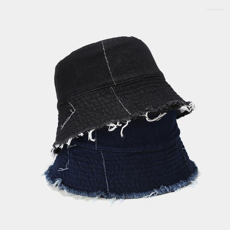 Berets Spring And Autumn Denim Solid Bucket Hat Fisherman Outdoor Travel Sun Cap For Men Women 108, Black
Berets Spring And Autumn Denim Solid Bucket Hat Fisherman Outdoor Travel Sun Cap For Men Women 108, Black