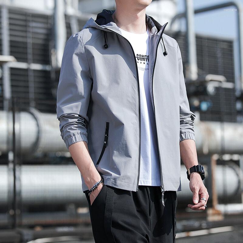Men's Jackets Coat Spring And Autumn Thin Men's Jacket Casual Fishing Hooded Top Show Slim Fashion Temperament, Blue
Men's Jackets Coat Spring And Autumn Thin Men's Jacket Casual Fishing Hooded Top Show Slim Fashion Temperament, Blue