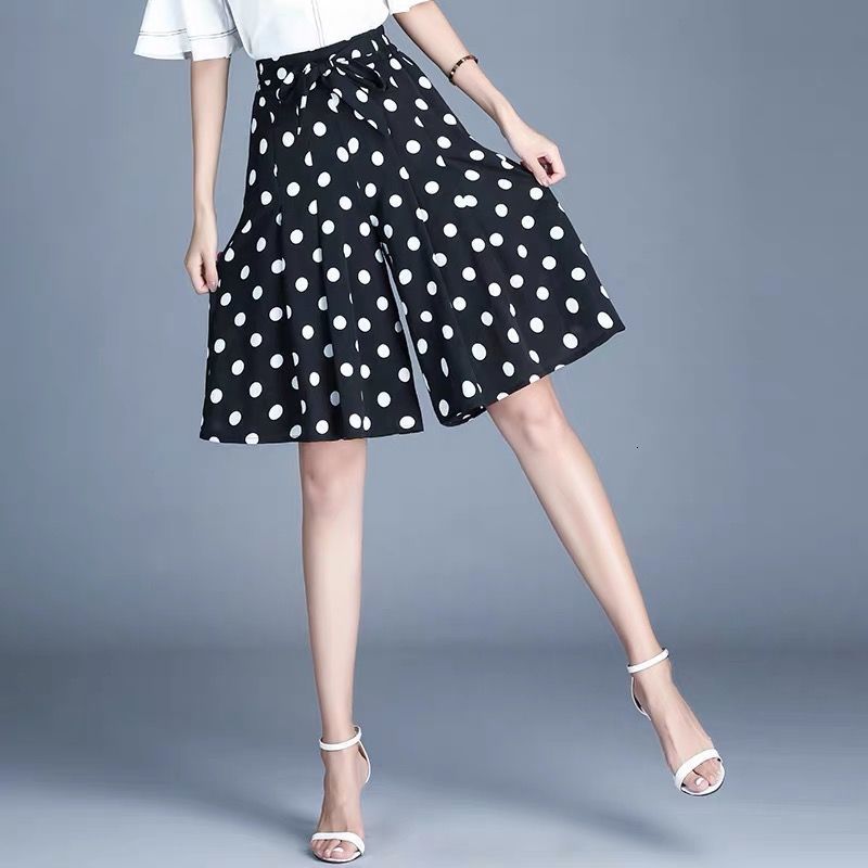 Women's Shorts Shorts Women Chiffon High-Waisted Trousers Summer Casual Pants Loose Women Ropa Mujer 230509