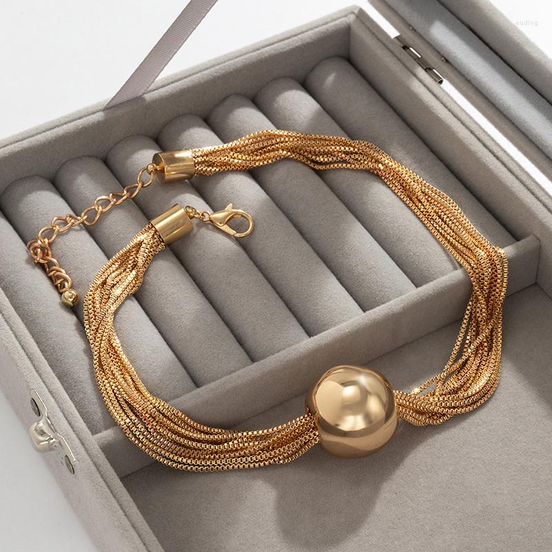 Charm Bracelets Fashion Trend In Punk Sexy Clavicle Chain One Piece Necklace Geometric Sphere Personality Jewelry For Women Choker
Charm Bracelets Fashion Trend In Punk Sexy Clavicle Chain One Piece Necklace Geometric Sphere Personality Jewelry For Women Choker