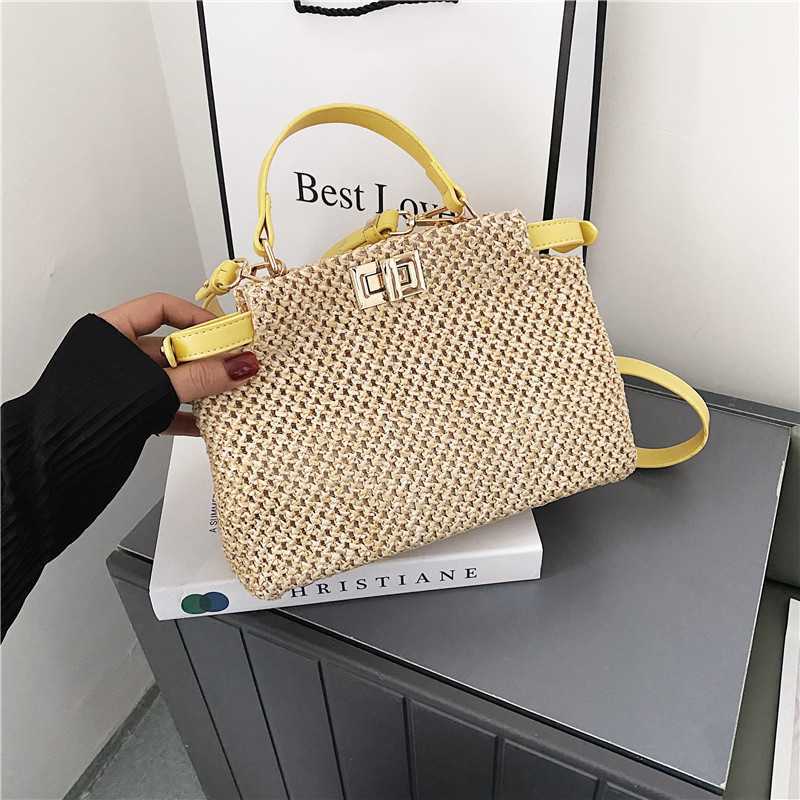 Shoulder Bags Stylish Straw Crossbody for Women Woven Design Handbag Female Summer Braid Beach Travel Tote 2023 Trend 230426, Black
Shoulder Bags Stylish Straw Crossbody for Women Woven Design Handbag Female Summer Braid Beach Travel Tote 2023 Trend 230426, Black