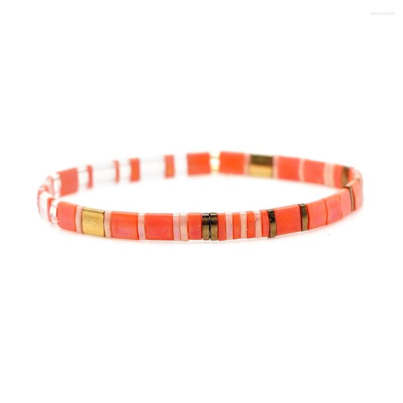 Strand Beaded Bracelet Beach Breeze Rainbow Fashion Clashing Colours Simplicity Stretch Hand Knit Bohemian Rice Bead
Strand Beaded Bracelet Beach Breeze Rainbow Fashion Clashing Colours Simplicity Stretch Hand Knit Bohemian Rice Bead