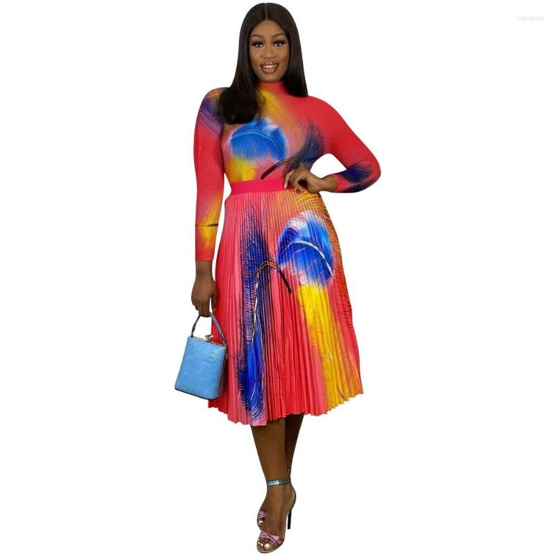 Ethnic Clothing 2023 African Clothes For Women Spring Arrival Long Sleeve O-neck Polyester Printing 2 Pieces Sets Top Skirt
Ethnic Clothing 2023 African Clothes For Women Spring Arrival Long Sleeve O-neck Polyester Printing 2 Pieces Sets Top Skirt