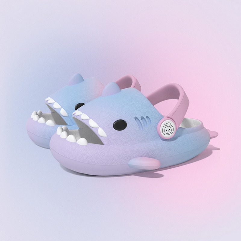 Slipper Children Slippers Kids Sandals Garden Beach Shoes Cartoon Shark Slides Summer Boys Girls Baby Soft Sole Anti-Slip Hole Shoes 230509, B-gray
Slipper Children Slippers Kids Sandals Garden Beach Shoes Cartoon Shark Slides Summer Boys Girls Baby Soft Sole Anti-Slip Hole Shoes 230509, B-gray