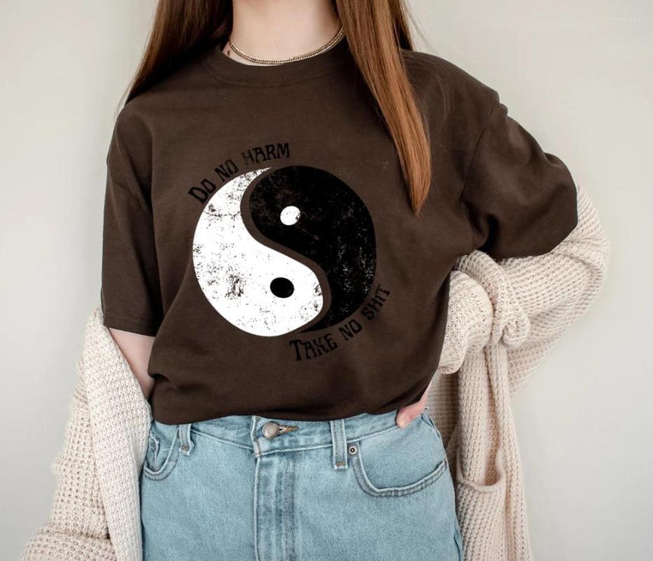 Women's T Shirts Do No Harm T-Shirt Yin Yang Graphic Shirs Hippie Style Tee Women Trendy Casual Cottton 90s Aesthetic Tops, Grey
Women's T Shirts Do No Harm T-Shirt Yin Yang Graphic Shirs Hippie Style Tee Women Trendy Casual Cottton 90s Aesthetic Tops, Grey
