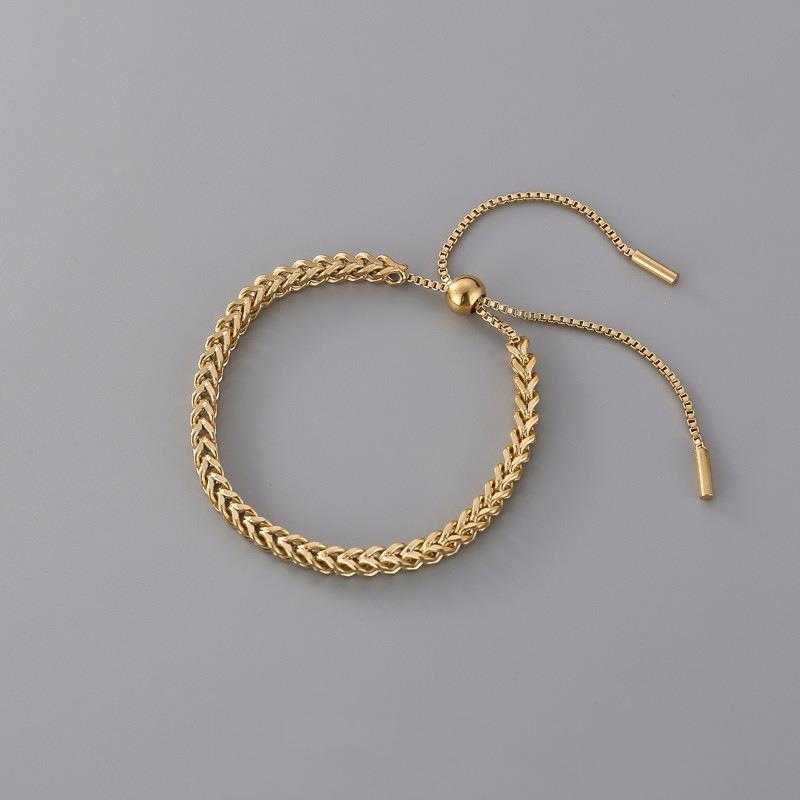 Warm Titanium Steel Pull Keel Chain Bracelet Female Fashion Generous And Personalized Temperament Wild Simple
Warm Titanium Steel Pull Keel Chain Bracelet Female Fashion Generous And Personalized Temperament Wild Simple