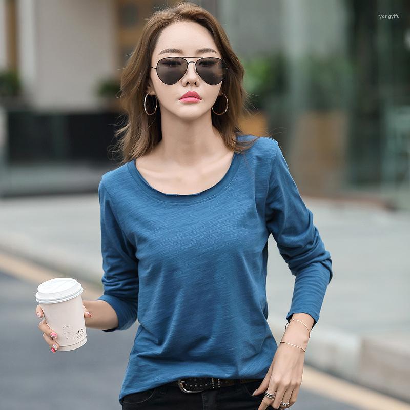 Women' T Shirts Casual O-Neck Shirt Women Korean Clothes Tshirt Tops 2023 Spring Autumn Loose Long Sleeve Tee Femme Camiseta Feminina, Blue
Women' T Shirts Casual O-Neck Shirt Women Korean Clothes Tshirt Tops 2023 Spring Autumn Loose Long Sleeve Tee Femme Camiseta Feminina, Blue