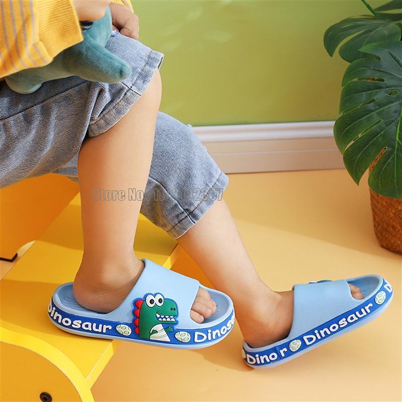 Slipper Kids Slippers Boys Solid Color Summer Beach Indoor Baby Slippers Cute Girl Home Soft Non-slip Children Shoes 230509