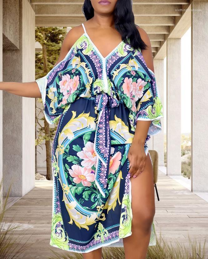 Casual Dresses 2023 Summer Vintage Fashion Sexy Elegant For Women Scarf Print Cold Shoulder Slit Midi Dress
Casual Dresses 2023 Summer Vintage Fashion Sexy Elegant For Women Scarf Print Cold Shoulder Slit Midi Dress