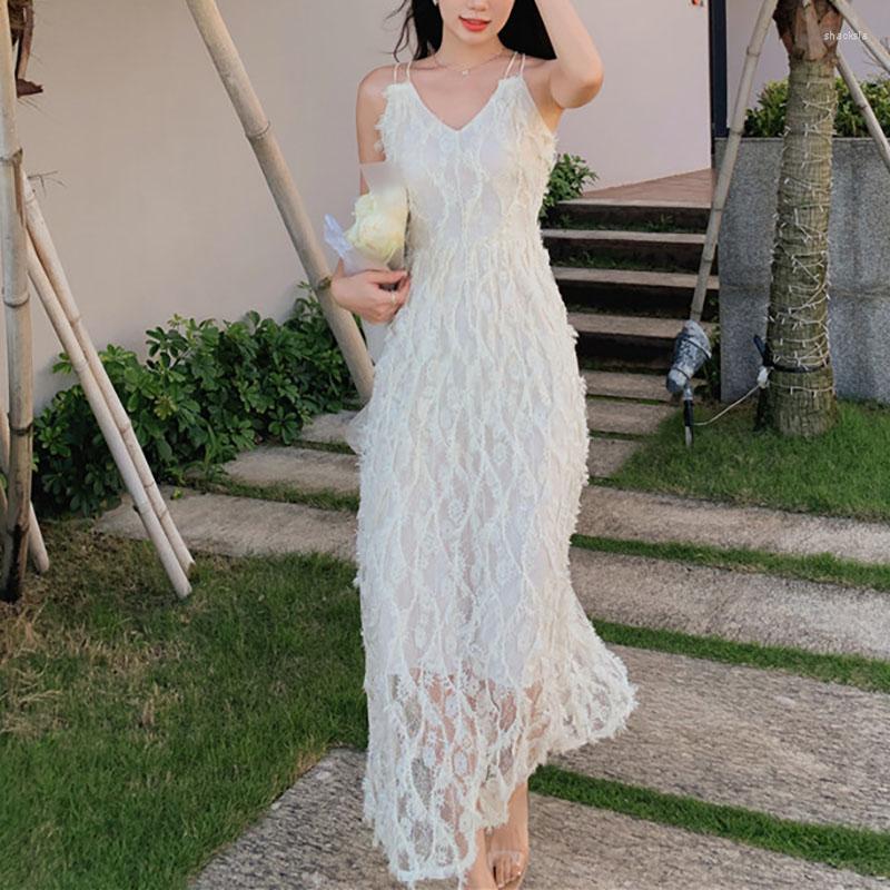 Casual Dresses White Fringed Feather Sexy Cross Backless Dress Women Summer Fashion High Waist Sling Beach Seaside Holiday, Beige
Casual Dresses White Fringed Feather Sexy Cross Backless Dress Women Summer Fashion High Waist Sling Beach Seaside Holiday, Beige