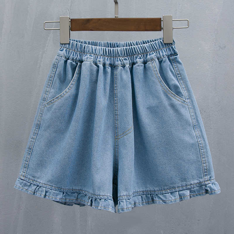 Women' Shorts Women Summer Denim Shorts Elastic Waist Blue Jean Shorts Female Fungus Edge Solid Thin Casual Short Jeans AA230508
Women' Shorts Women Summer Denim Shorts Elastic Waist Blue Jean Shorts Female Fungus Edge Solid Thin Casual Short Jeans AA230508