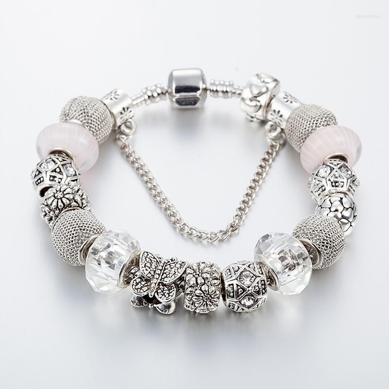 Charm Bracelets ANNAPAER 2023 Silver Color For Women Jewelry With Butterfly Pendant Crystal Beads Fit Original B16062
Charm Bracelets ANNAPAER 2023 Silver Color For Women Jewelry With Butterfly Pendant Crystal Beads Fit Original B16062