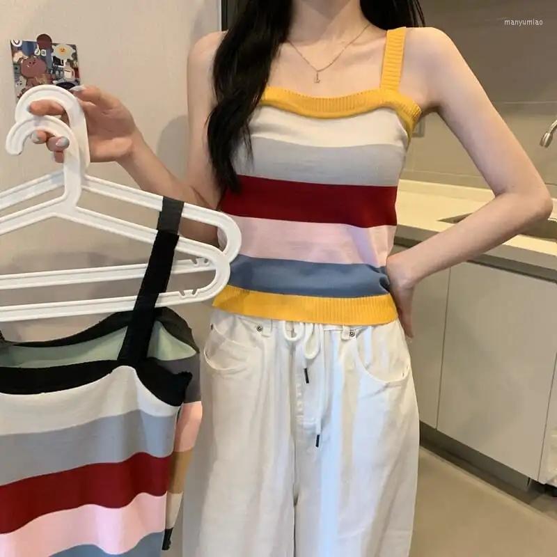 Women' Tanks Rainbow Vest Summer Crop Top For Girls Sexy Knitting Tank Tops Aesthetic Crochet Tube Camis Blouses, Black
Women' Tanks Rainbow Vest Summer Crop Top For Girls Sexy Knitting Tank Tops Aesthetic Crochet Tube Camis Blouses, Black