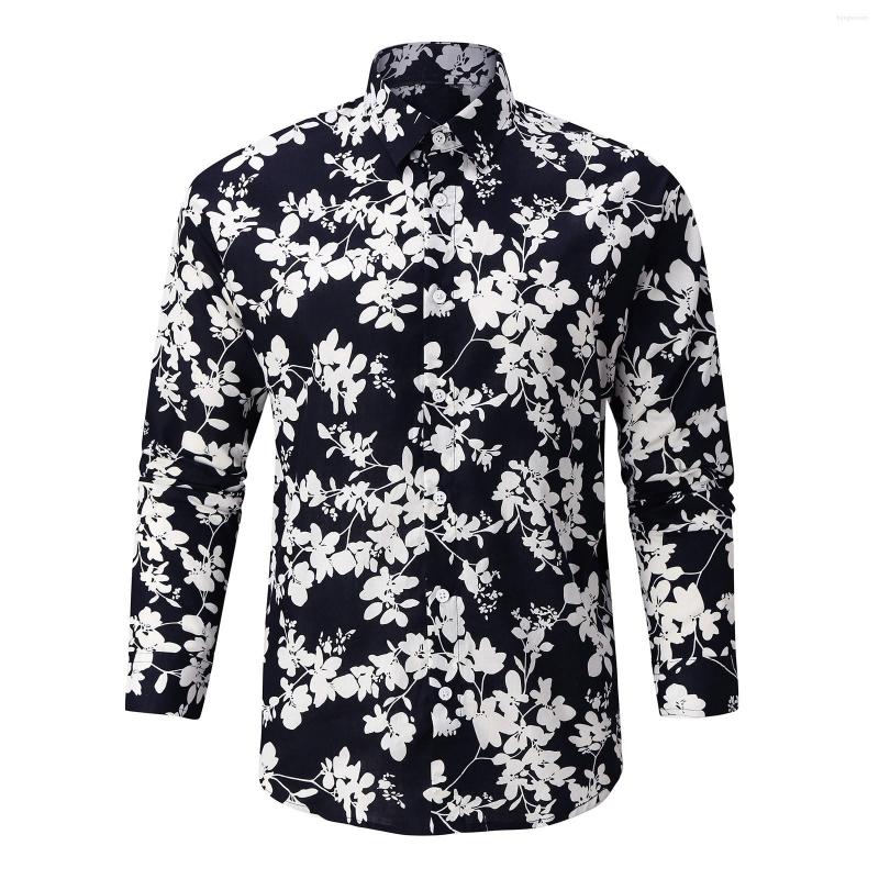 Men's T Shirts Sleeve Blouse Men's Spring And Summer Shirt Tops Long-sleeved Top Floral Printing Beach Button Work Office Long Fall, Black
Men's T Shirts Sleeve Blouse Men's Spring And Summer Shirt Tops Long-sleeved Top Floral Printing Beach Button Work Office Long Fall, Black